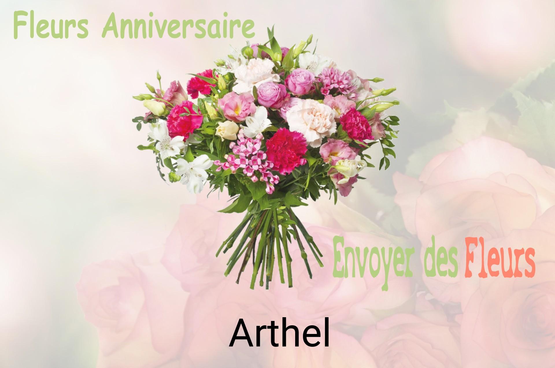 Bouquet de fleurs d’anniversaire livré à Arthel